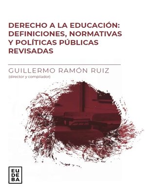 cover image of El derecho a la educación